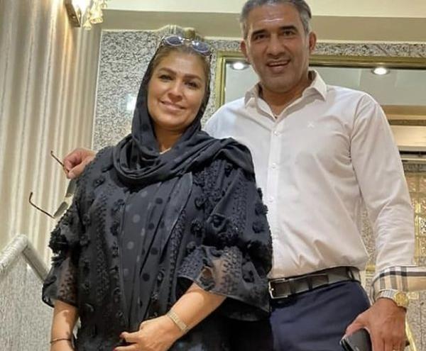 عکس احمدرضا عابدزاده و پسرش