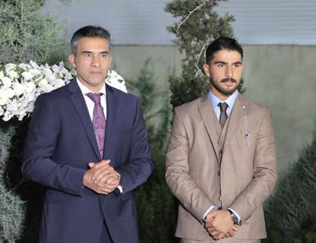 عکس احمدرضا عابدزاده و پسرش
