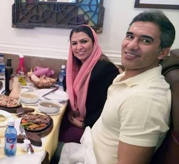 عکس احمدرضا عابدزاده و پسرش