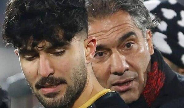 عکس احمدرضا عابدزاده و پسرش