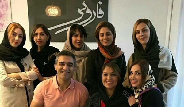 عکس احمدرضا عابدزاده و پسرش