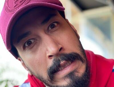عکس احمد ایراندوست با بهرام افشاری