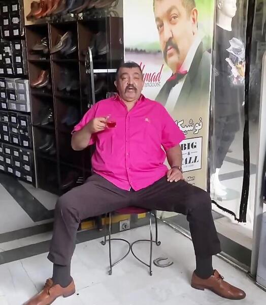 عکس احمد ایراندوست با بهرام افشاری