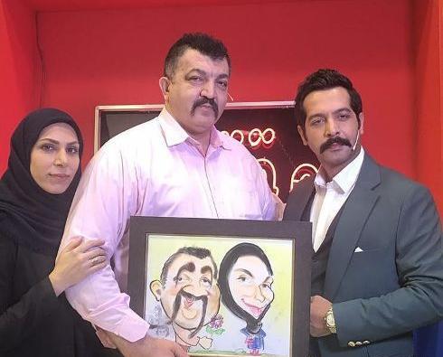 عکس احمد ایراندوست با بهرام افشاری