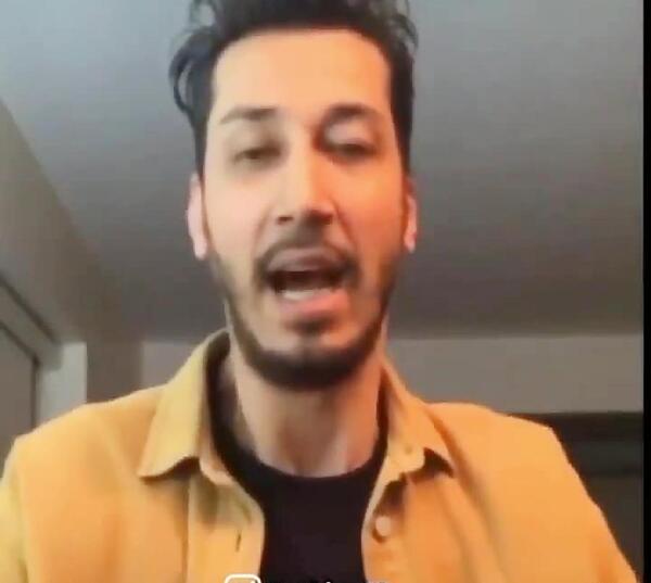 عکس احمد ایراندوست با بهرام افشاری