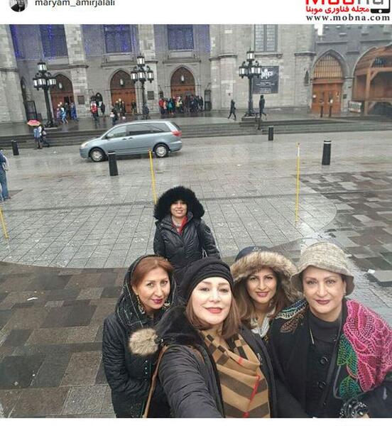 عکس مریم امیرجلالی و همسر و فرزندش