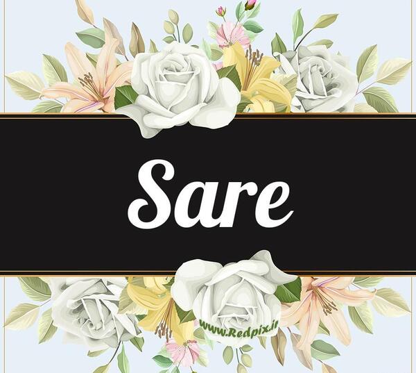 عکس اسم سارا به انگلیسی