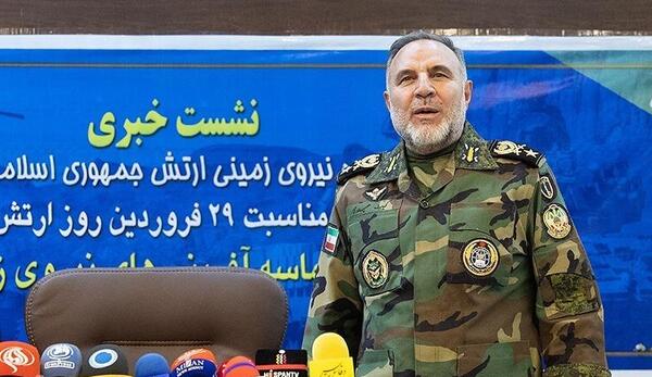 عکس امیر حیدری فرمانده نیروی زمینی ارتش