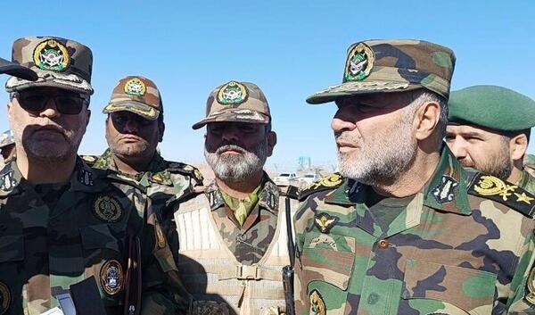 عکس امیر حیدری فرمانده نیروی زمینی ارتش