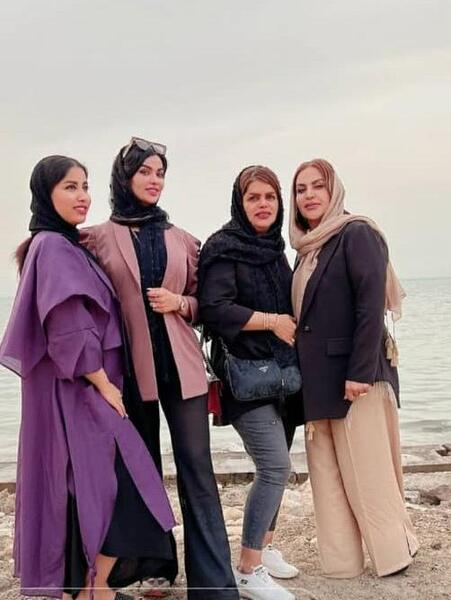 عکس امید نورافکن و همسرش