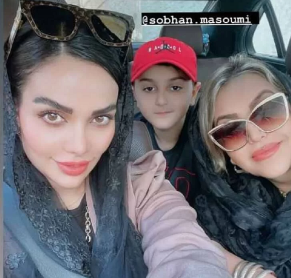 عکس امید نورافکن و همسرش