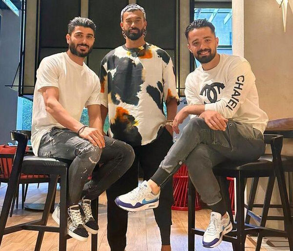 عکس امید نورافکن و همسرش