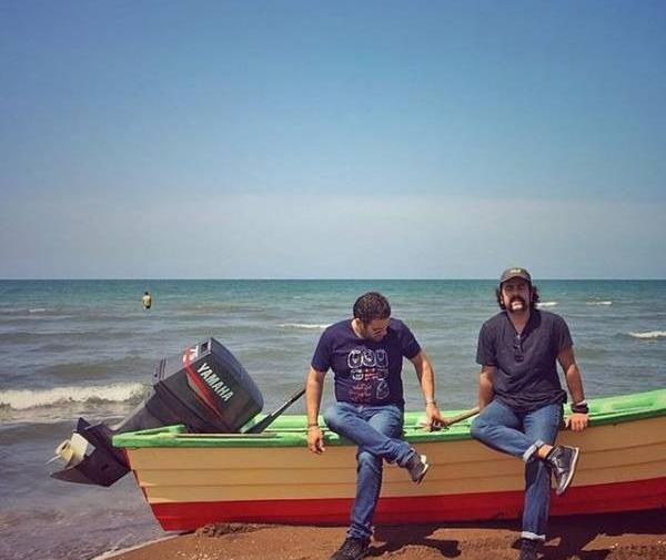عکس امید نعمتی و همسرش