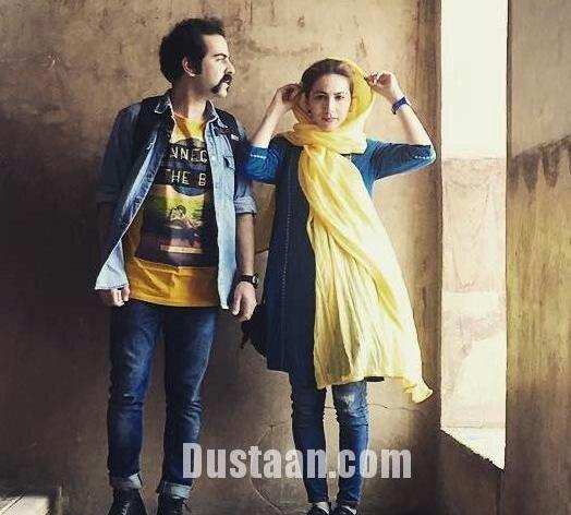 عکس امید نعمتی و همسرش