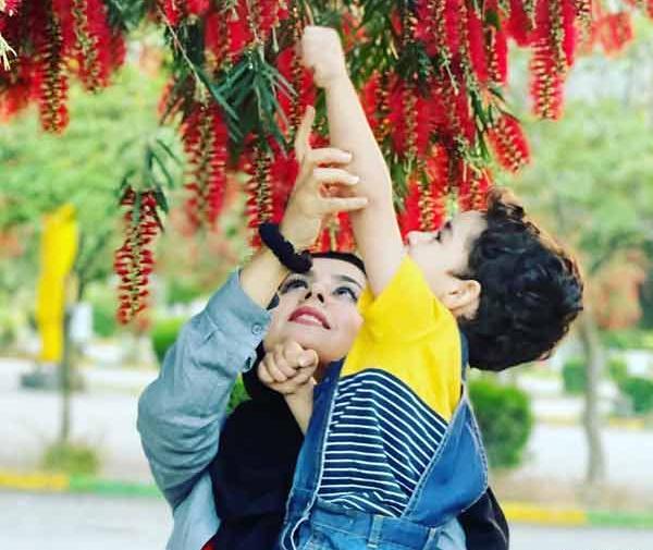 عکس همسر اول امید قالیباف