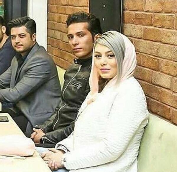عکس امید علومی و همسرش
