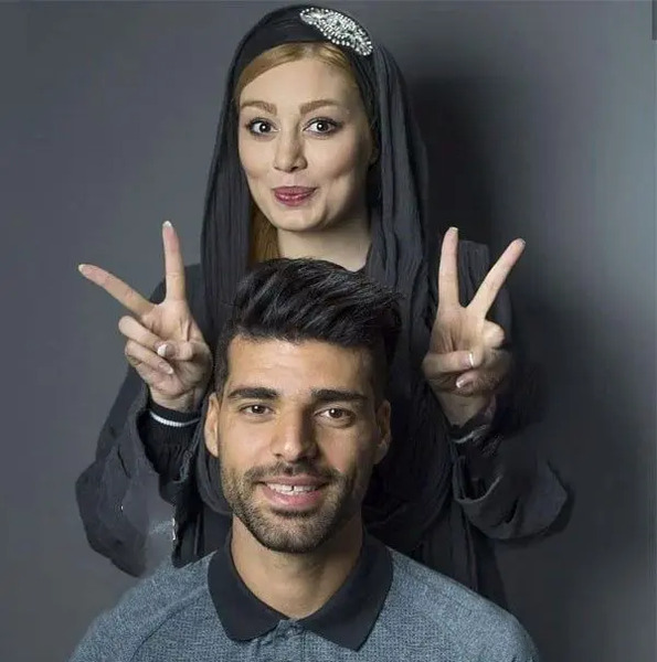 عکس امید علومی و سحر قریشی
