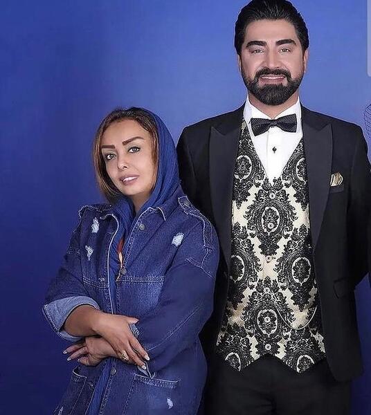 عکس امید علیمردانی و همسرش