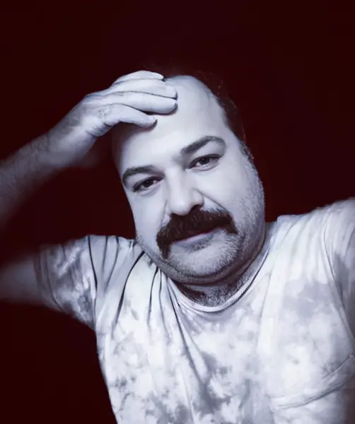 عکس امیر سهیلی در آهوی پیشونی سفید