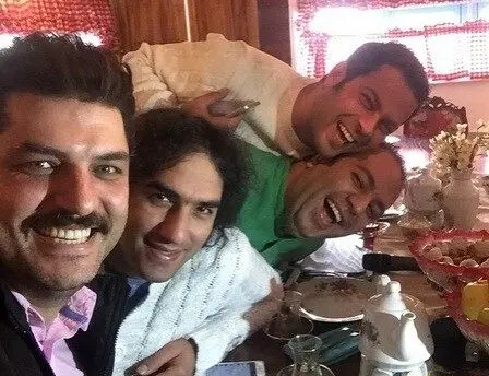 عکس امیر سام نیازی و همسرش