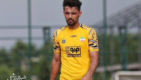 عکس امید نورافکن در پرسپولیس