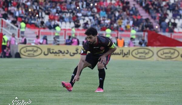 عکس امید عالیشاه کاپیتان پرسپولیس