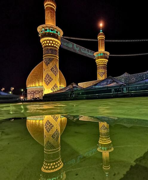 عکس از گنبد حضرت ابوالفضل