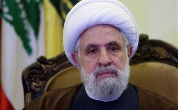 عکس امیر نوری با نعیم قاسم