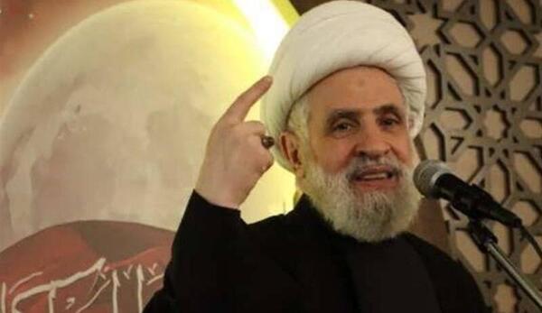 عکس امیر نوری با نعیم قاسم
