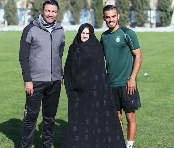 عکس ابوالفضل جلالی و همسرش