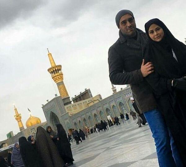 عکس عروسی امیریل ارجمند و همسرش