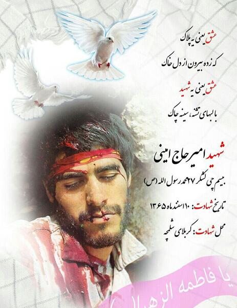 عکس شهید امیر حاج امیری
