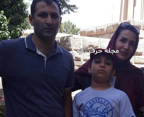 عکس فاطمه حسینی و همسرش