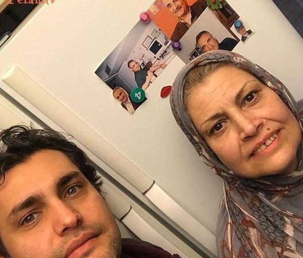 عکس امیر محمد زند با همسرش