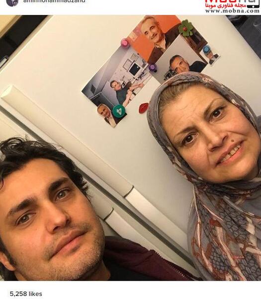 عکس همسر امیر محمد زند