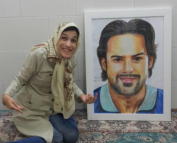 عکس نقاشی فاطمه حمامی