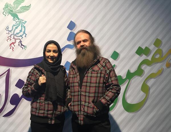 عکس امیرحسین شریفی و همسرش