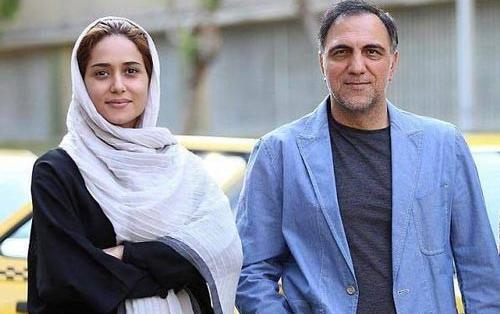 عکس امیرحسین فتحی با همسرش