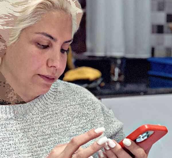 عکس مریم گلرو همسر اول مهراب قاسم خانی