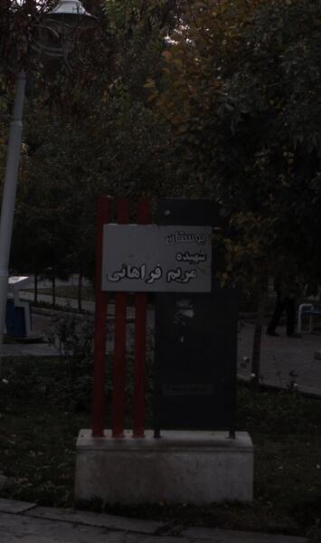 عکس شهید مریم فرهانیان