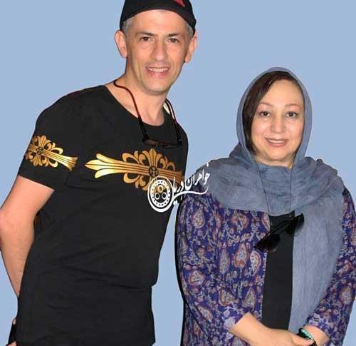 عکس مریم سعادت با همسرش
