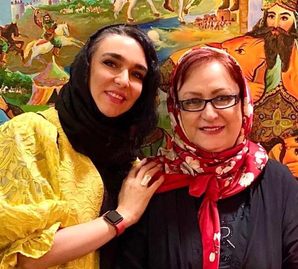 عکس مریم امیر جلالی وهمسرش