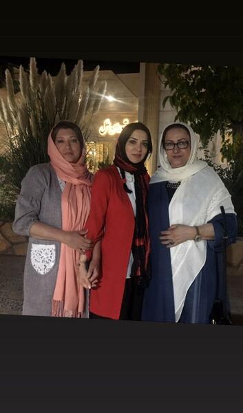 عکس مريم امير جلالي با همسرش
