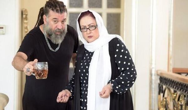 عکس مريم امير جلالي با همسرش