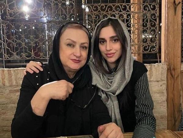 عکس مريم امير جلالي با همسرش