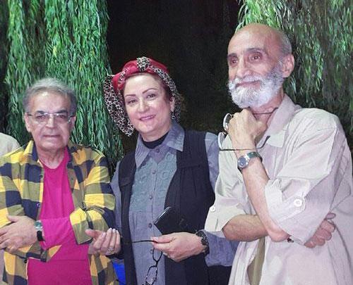 عکس مريم امير جلالي با همسرش
