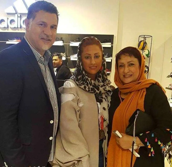 عکس مريم امير جلالي با همسرش