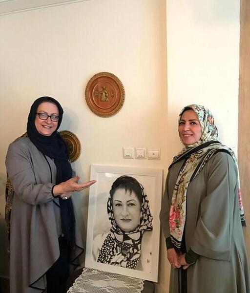 عکس مريم امير جلالي با همسرش