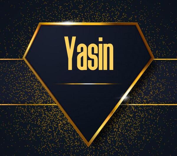 عکس نوشته اسم یاسین