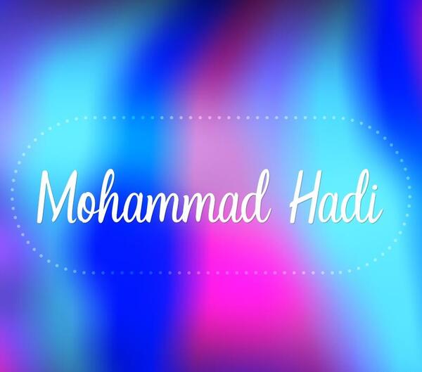 هادی به انگلیسی عکس نوشته
